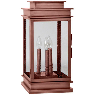 Empire Three Light Pier Mount in Antique Copper (196|8933PACLT3SMG)