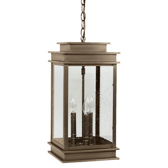 Empire Three Light Hanging Lantern in Dark Antique Brass (196|8932DABLT3SMG)