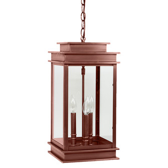 Empire Three Light Hanging Lantern in Antique Copper (196|8932ACLT3CLR)