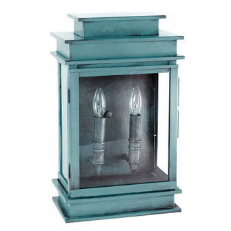 Empire Two Light Wall Mount in Verdi Gris (196|8831VGLT2CLR)