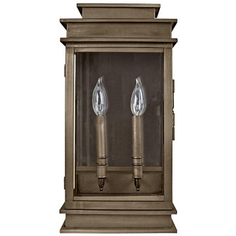 Empire Two Light Wall Mount in Dark Antique Brass (196|8831DABLT2CLRPM)