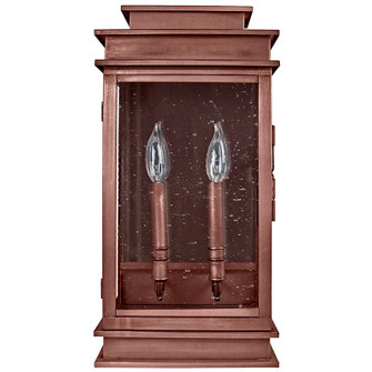 Empire Two Light Wall Mount in Antique Copper (196|8831ACLT2CSGPM)