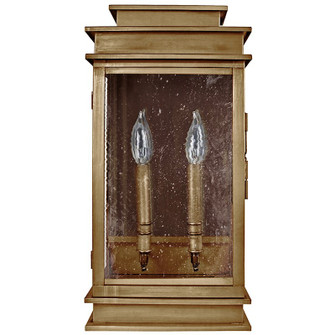Empire Two Light Wall Mount in Antique Brass (196|8831ABLT2SMGPM)