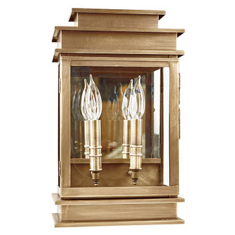 Empire Two Light Wall Mount in Antique Brass (196|8811ABLT2CLRPM)