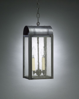 Livery Two Light Hanging Lantern in Dark Brass (196|8032DBLT2SMG)