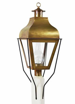 Stanfield One Light Post Mount in Antique Brass (196|7653ABCIMCLR)