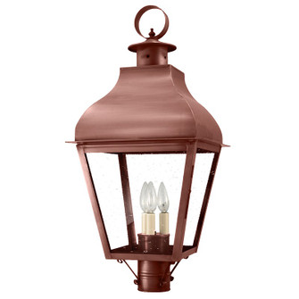 Stanfield Three Light Post Mount in Antique Copper (196|7643ACLT3CSG)