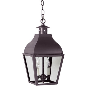 Stanfield Two Light Hanging Lantern in Dark Brass (196|7632DBLT2CSG)