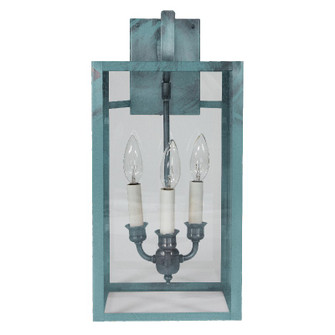 Midtown Three Light Wall Mount in Verdi Gris (196|7527VGLT3CLR)