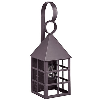 York One Light Wall Mount in Dark Brass (196|7131DBMEDCSG)