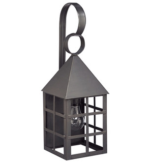 York One Light Wall Mount in Dark Brass (196|7131DBMEDCLR)