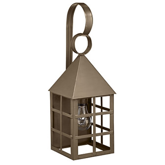 York One Light Wall Mount in Dark Antique Brass (196|7131DABMEDCLR)