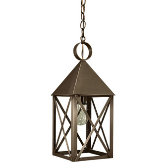 York One Light Hanging Lantern in Dark Antique Brass (196|7042DABMEDCSG)