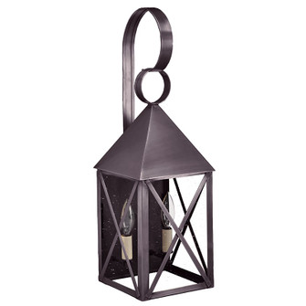 York Two Light Wall Mount in Dark Brass (196|7041DBLT2CSG)