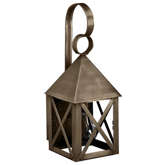 York One Light Wall Mount in Dark Antique Brass (196|7011DABMEDCSG)