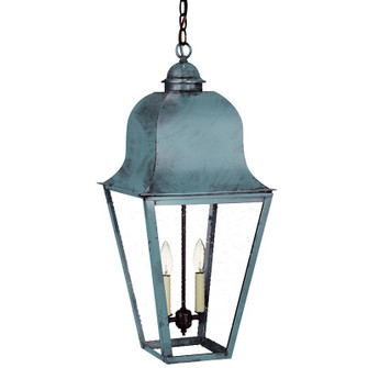 Imperial Two Light Hanging Lantern in Verdi Gris (196|6422VGLT2CSG)