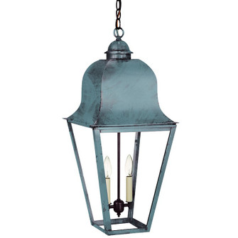Imperial Two Light Hanging Lantern in Verdi Gris (196|6422VGLT2CLR)