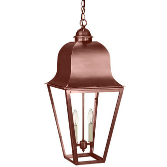 Imperial Two Light Hanging Lantern in Antique Copper (196|6422ACLT2CLR)