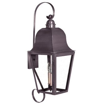 Imperial Two Light Wall Mount in Dark Brass (196|6418DBLT2CSG)