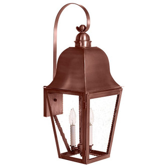 Imperial Two Light Wall Mount in Antique Copper (196|6417ACLT2SMG)