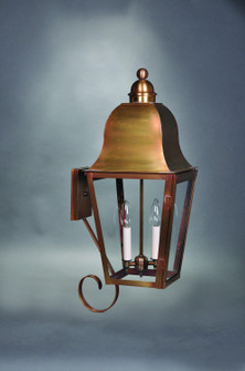 Imperial Two Light Wall Mount in Antique Brass (196|6416ABLT2CLR)