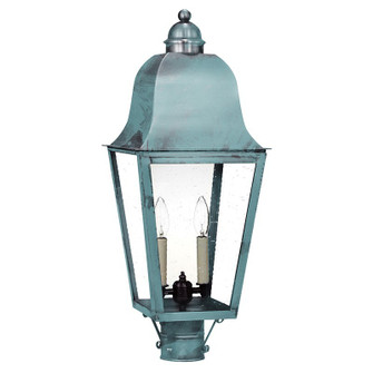 Imperial Two Light Post Mount in Verdi Gris (196|6413VGLT2CSG)