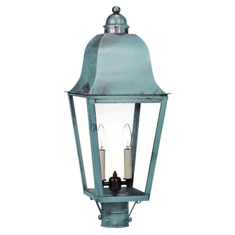 Imperial Two Light Post Mount in Verdi Gris (196|6413VGLT2CLR)
