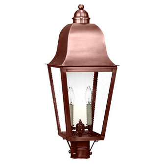Imperial Two Light Post Mount in Antique Copper (196|6413ACLT2SMG)
