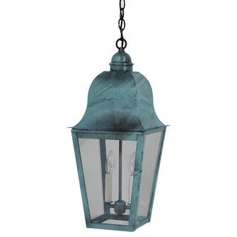 Imperial Two Light Hanging Lantern in Verdi Gris (196|6412VGLT2CLR)