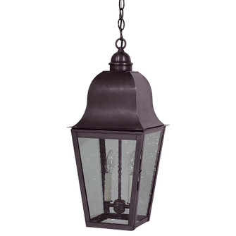 Imperial Two Light Hanging Lantern in Dark Brass (196|6412DBLT2CSG)