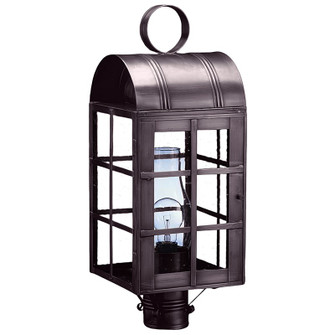 Adams One Light Post Mount in Dark Brass (196|6153DBCIMCSG)