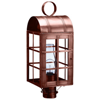 Adams One Light Post Mount in Antique Copper (196|6153ACCIMCLR)