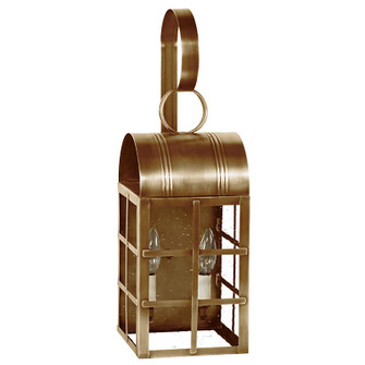 Adams Two Light Wall Mount in Antique Brass (196|6141ABLT2CSG)