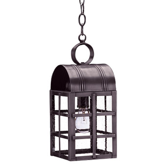 Adams One Light Hanging Lantern in Dark Brass (196|6132DBMEDSMG)
