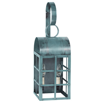 Adams Two Light Wall Mount in Verdi Gris (196|6131VGLT2CLR)
