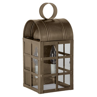 Adams Two Light Wall Mount in Dark Antique Brass (196|6131DABLT2CSGNS)