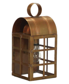 Adams One Light Wall Mount in Antique Brass (196|6131ABMEDCLRNS)