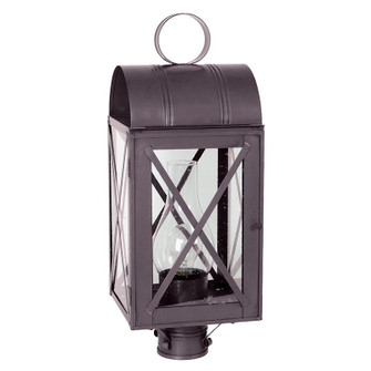 Adams One Light Post Mount in Dark Brass (196|6053DBCIMCSG)