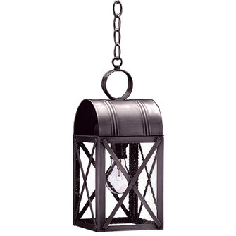 Adams One Light Hanging Lantern in Dark Brass (196|6032DBMEDSMG)