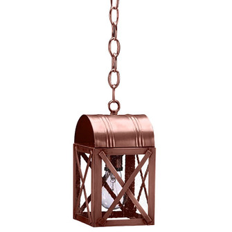 Adams One Light Hanging Lantern in Antique Copper (196|6012ACMEDSMG)