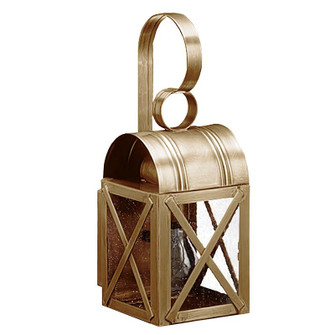 Adams One Light Wall Mount in Antique Brass (196|6011ABMEDSMG)