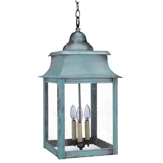 Concord Three Light Hanging Lantern in Verdi Gris (196|5652VGLT3SMG)