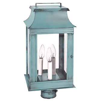 Concord Three Light Post Mount in Verdi Gris (196|5643VGLT3CLR)