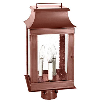 Concord Three Light Post Mount in Antique Copper (196|5643ACLT3SMG)