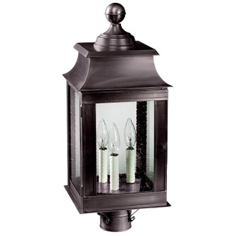 Concord Three Light Post Mount in Dark Brass (196|5633DBLT3CSG)