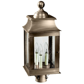 Concord Three Light Post Mount in Dark Antique Brass (196|5633DABLT3SMG)