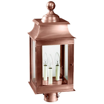 Concord Three Light Post Mount in Antique Copper (196|5633ACLT3CLR)