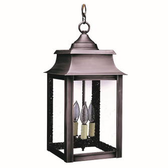 Concord Three Light Hanging Lantern in Dark Brass (196|5632DBLT3SMG)