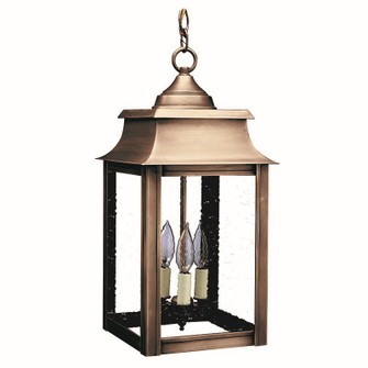 Concord Three Light Hanging Lantern in Dark Antique Brass (196|5632DABLT3CSG)