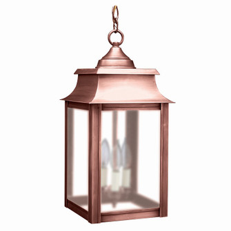 Concord Three Light Hanging Lantern in Antique Copper (196|5632ACLT3FST)